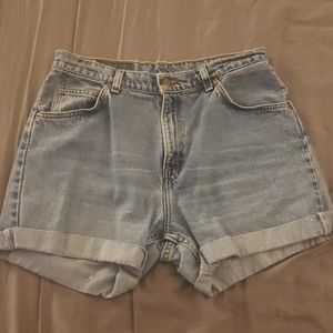 Authentic Levi High Waist Mom Jean Shorts